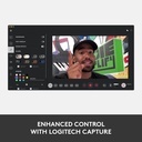 Logitech StreamCam Premium Webcam para transmisión y creación de contenido, Full HD 1080p a 60 fps, funciona con Microsoft Teams, Google Meet, Zoom, nuevo modo GameChat del Nintendo Switch 2, para PC