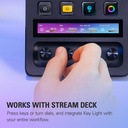 Elgato Key Light - Luz de estudio profesional de 2800 lúmenes con abrazadera de escritorio para streaming, grabación y videoconferencia, temperatura y brillo ajustables por aplicación en Mac, PC, iOS