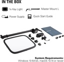 Elgato Key Light - Luz de estudio profesional de 2800 lúmenes con abrazadera de escritorio para streaming, grabación y videoconferencia, temperatura y brillo ajustables por aplicación en Mac, PC, iOS