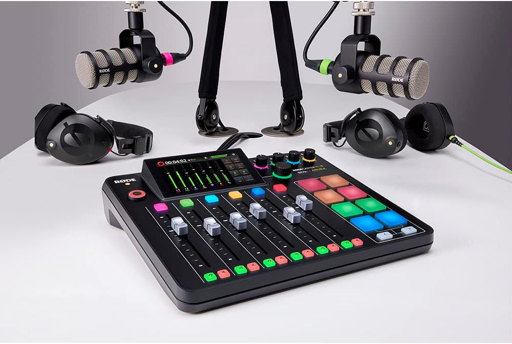 RØDE RØDECaster Pro II Solución de producción todo en uno para podcasting, streaming, producción de música y creación de contenido, color negro 