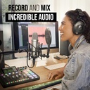 RØDE RØDECaster Pro II Solución de producción todo en uno para podcasting, streaming, producción de música y creación de contenido, color negro 