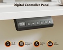 Casaottima Escritorio eléctrico de pie en forma de L de 63 pulgadas, escritorio esquinero reversible con ajuste de altura, estación de trabajo ergonómica grande para oficina en casa, sala de recepción