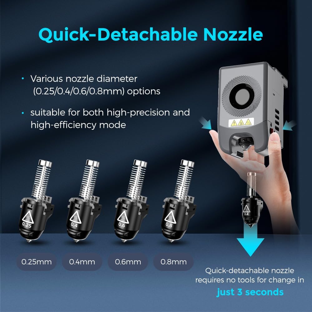 FlashForge Adventurer 5M Pro impresora 3D - Impresión ultrarrápida de 600mm/s, nivelación automática, doble filtración, silenciosa y cerrada (50dB), volumen de construcción 220x220x220mm