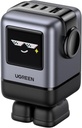 UGREEN Uno - Cargador USB C de 100 W, cargador rápido GaN de 4 puertos con pantalla LED, regalos tecnológicos para hombres y mujeres, para MacBook Pro/Air 2025, iPad Pro, iPhone 17/16, Galaxy S25/S24
