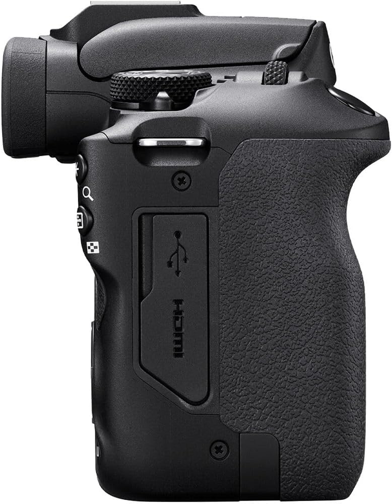 Cámara Canon EOS R100 sin espejo con lente RF-S 18-45mm f/4.5-6.3 IS STM | Sensor CMOS APS-C de 24.1MP, Autoenfoque Dual Pixel, Vídeo Full HD