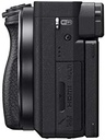 Sony Alpha a6400 - Cámara digital sin espejo compacta con lente intercambiable APS-C, enfoque automático en tiempo real del ojo, video 4K, pantalla abatible y lente de 16-50mm - Compatible con montura