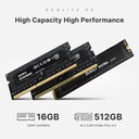 BOSGAME E2 Mini PC con AMD Ryzen 5 3550H, 16GB RAM 512GB NVMe SSD, pantallas triples vía USB-C y HDMI dual, Gigabit Ethernet, computadora de escritorio compacta para negocios, oficina y escuela