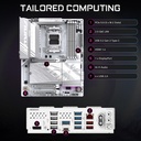 GIGABYTE B850 AORUS Elite WIFI7 ICE AMD AM5 LGA 1718 Placa base, ATX, DDR5, 3X M.2, PCIe 5.0, USB-C, WIFI7, LAN de 2.5GbE, cierre EZ-Latch, garantía de 5 años