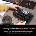 MAONO Paquete de equipo de podcast con interfaz de audio y micrófono de condensador XLR, MaonoCaster con alimentación fantasma de 48 V, Bluetooth para podcast, transmisión, voz en off, youtube, PC 