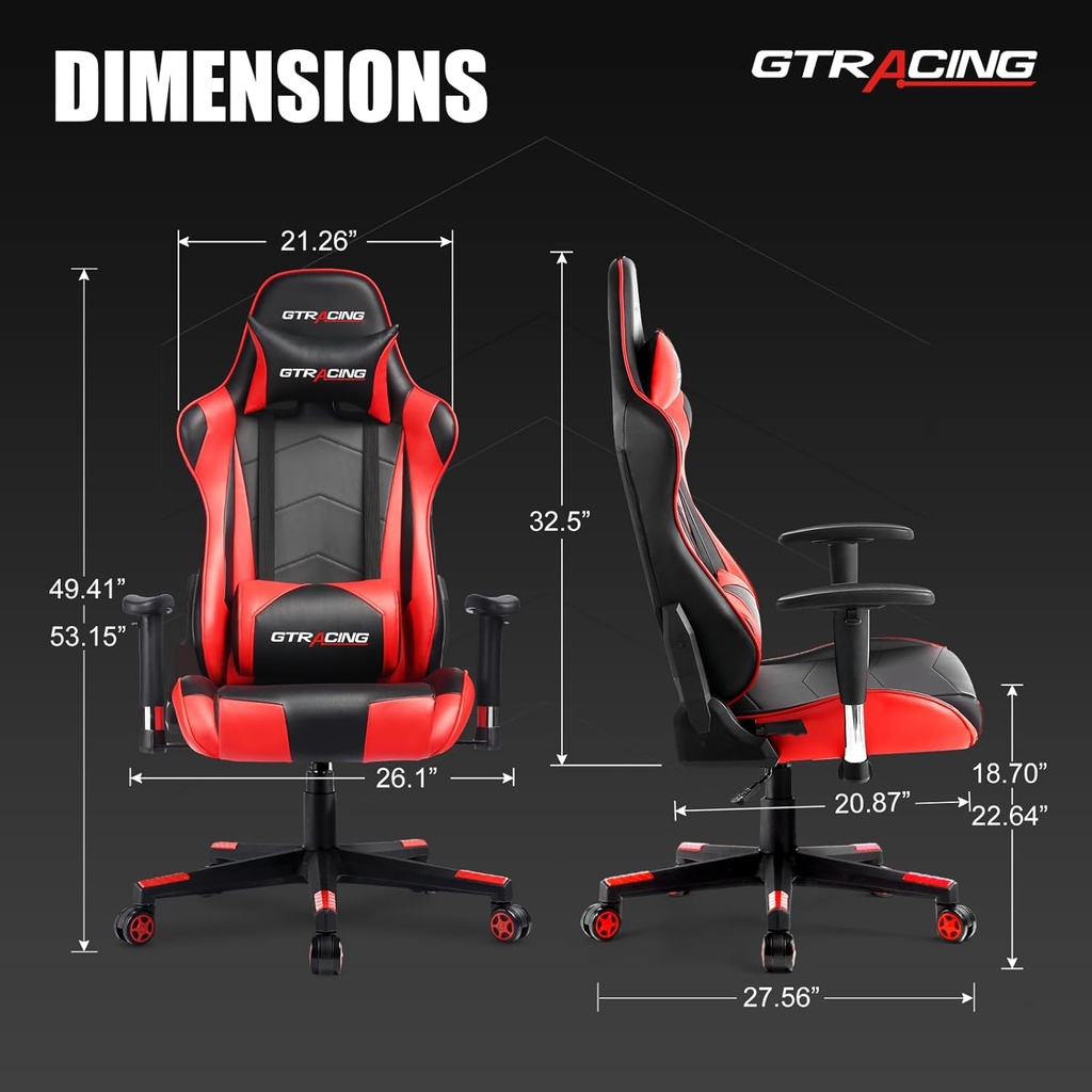 GTRACING SILLA GAMER PRO SERIES // GT099-RED