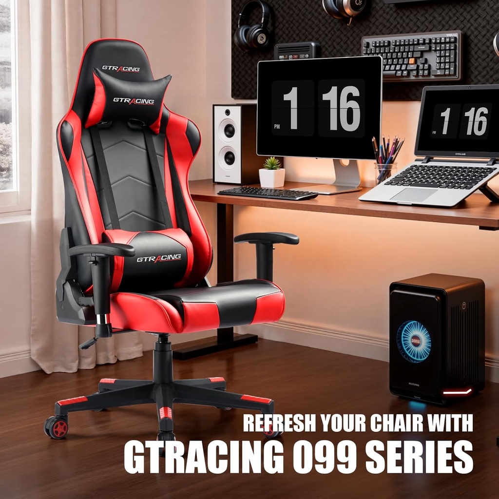 GTRACING SILLA GAMER PRO SERIES // GT099-RED