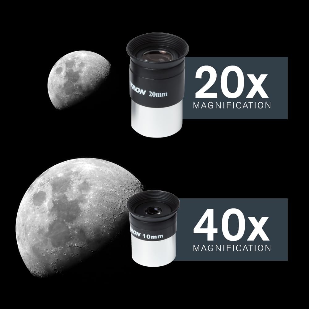 Celestron - Telescopio refractor portátil Travel Scope 70 - Apertura de 70 mm, óptica de vidrio totalmente recubierta - Incluye trípode, mochila y software - Ideal para principiantes y viajes 