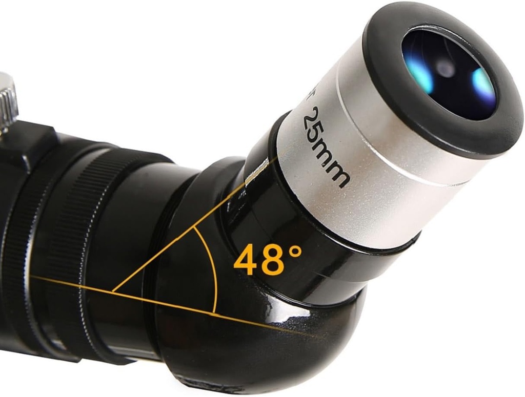 Gskyer Telescopio, 2.756 in Apertura 15.748 in AZ Mount Astronómico Telescopio de refracción para niños principiantes - Telescopio de viaje con bolsa de transporte, adaptador de teléfono y control remoto inalámbrico. 