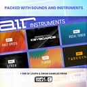 Akai Professional Controlador MIDI APC64 Ableton con 8 tiras táctiles, secuenciador de pasos, 64 almohadillas sensibles a la velocidad RGB, puertas CV, entrada y salida MIDI, USB-C 