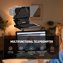 NEEWER Teleprompter 2 en 1 de 11 pulgadas con monitor para Windows MacOS, compatible con duplicación de pantalla, indicador portátil para cámara, teléfono móvil, cámara web para YouTube Twitch Live Streaming Conference, X11 