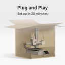 Bambu Lab - Mini impresora 3D A1 + kit de lámpara LED, se instala en 20 minutos, alta velocidad y precisión, calibración completamente automática y compensación de flujo activo, impresoras 3D FDM silenciosas ≤48 dB 