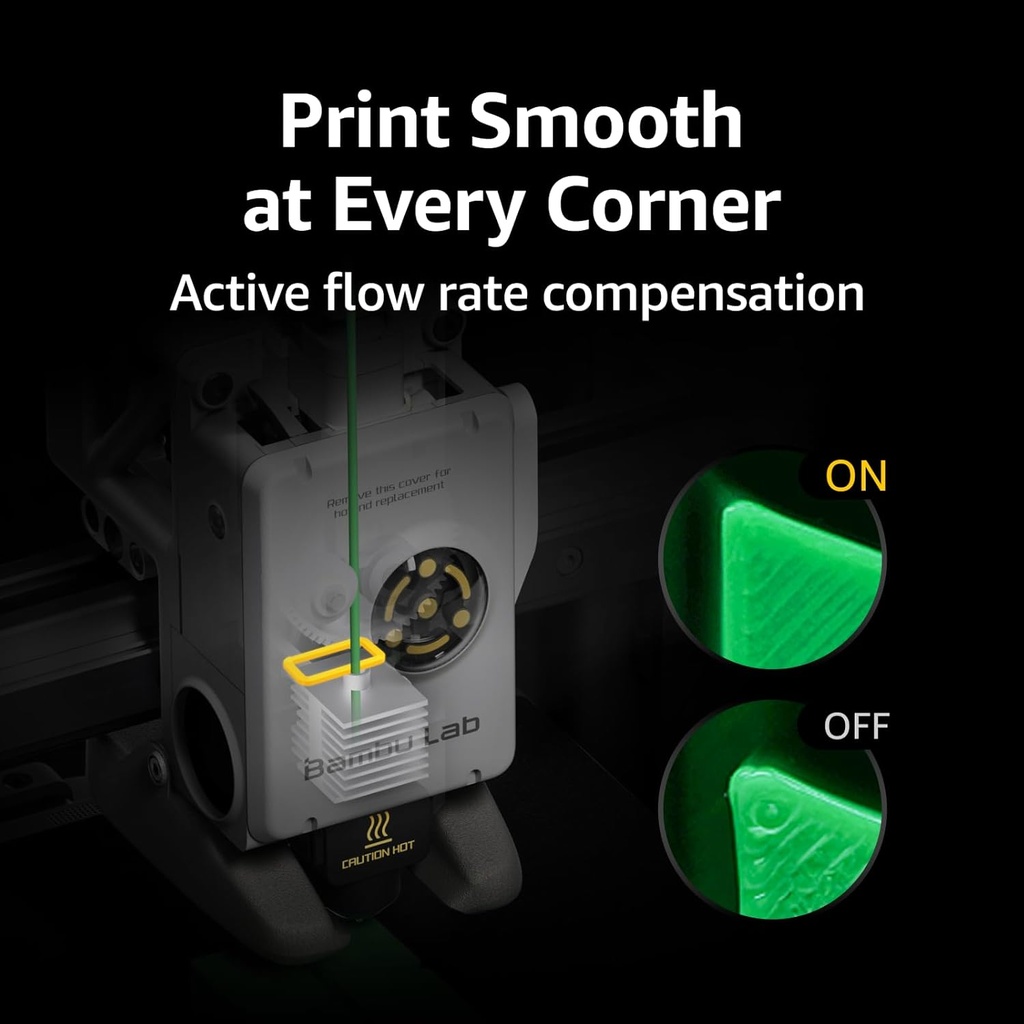 Bambu Lab - Mini impresora 3D A1 + kit de lámpara LED, se instala en 20 minutos, alta velocidad y precisión, calibración completamente automática y compensación de flujo activo, impresoras 3D FDM silenciosas ≤48 dB 