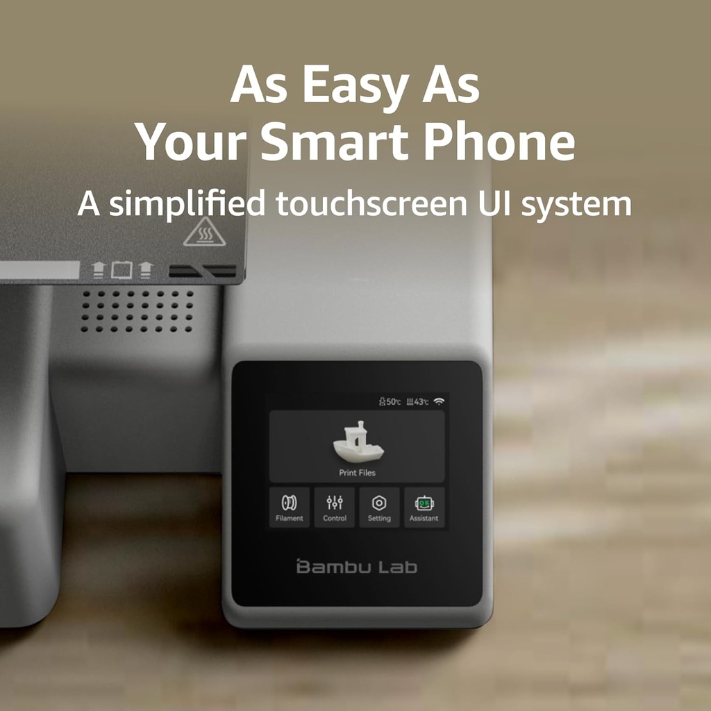 Bambu Lab - Mini impresora 3D A1 + kit de lámpara LED, se instala en 20 minutos, alta velocidad y precisión, calibración completamente automática y compensación de flujo activo, impresoras 3D FDM silenciosas ≤48 dB 