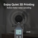 Bambu Lab - Mini impresora 3D A1 + kit de lámpara LED, se instala en 20 minutos, alta velocidad y precisión, calibración completamente automática y compensación de flujo activo, impresoras 3D FDM silenciosas ≤48 dB 