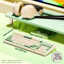 AULA Teclado Gaming S99, Teclados de Computadora Inalámbricos, Tri-Mode Bluetooth/2.4GHz/USB-C Teclado Cremoso Personalizado con Teclado Numérico, Perilla Multimedia con Retroiluminación RGB Teclado 