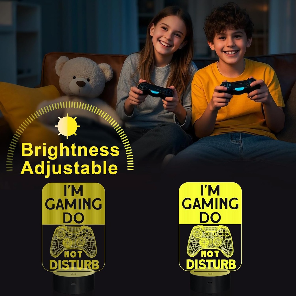 Lampara Gamer Do Not Disturb I'm Gaming Night Light