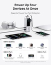 Anker - Batería portátil para laptop de 25,000 mAh con tres puertos USB-C de 100 W, cables retráctiles incorporados, aprobado para vuelos, para iPhone serie 17/16, MacBook, Samsung y más 