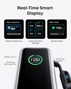 Anker - Batería portátil para laptop de 25,000 mAh con tres puertos USB-C de 100 W, cables retráctiles incorporados, aprobado para vuelos, para iPhone serie 17/16, MacBook, Samsung y más 