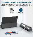 Regleta de alimentación USB C, estación de carga rápida total de 40 W, 4 puertos USB C PD de 20 W.webp