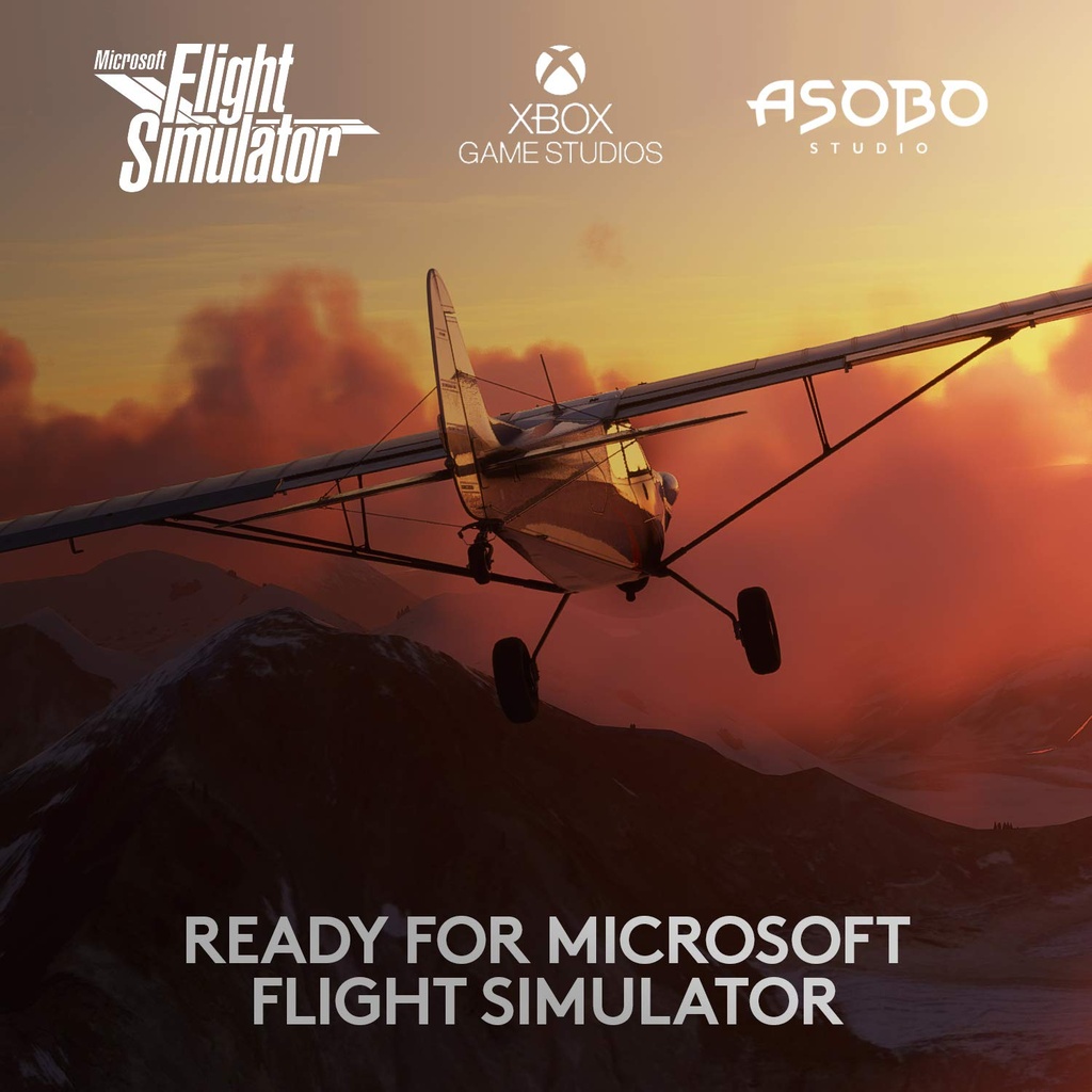 Logitech G PRO Sistema de yugo de vuelo, cuadrante profesional de yugo de simulación y acelerador, 3 modos, 75 controles programables, perillas configurables, eje de acero, USB, PC, color negro