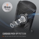 Microfono USB De Condensador FIFINE K669B - Cardioide Para PC, PS4, Mac - Para Streaming - Podcast - Twitch. (Black)