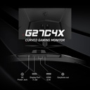 Monitor Curvo MSI G27C4X - 27" Full HD - 250 Hz - HDR Ready