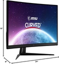 Monitor Curvo MSI G27C4X - 27" Full HD - 250 Hz - HDR Ready
