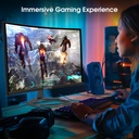 Monitor Curvo Sceptre C25 – 24,5"  FullHD VA – 240Hz - 1ms (C255B-FWT240)