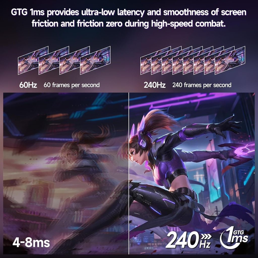 Monitor Gamer KOORUI 25E3A - 24" Full HD VA - 170Hz 1ms