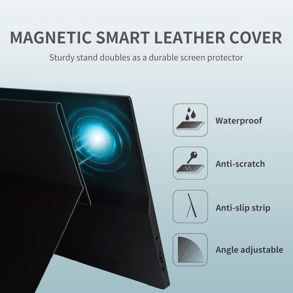 Monitor Portatil ReHisk - 15.6" Full HD IPS - HDMI & USB-C - HDR Ready