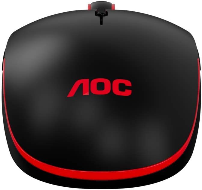 Mouse Gamer AOC RGB GM500, NVIDIA Reflex Analyzer Compatible, Low Input Lag, OMRON (L&R) Switches, 5000 DPI, Customizable