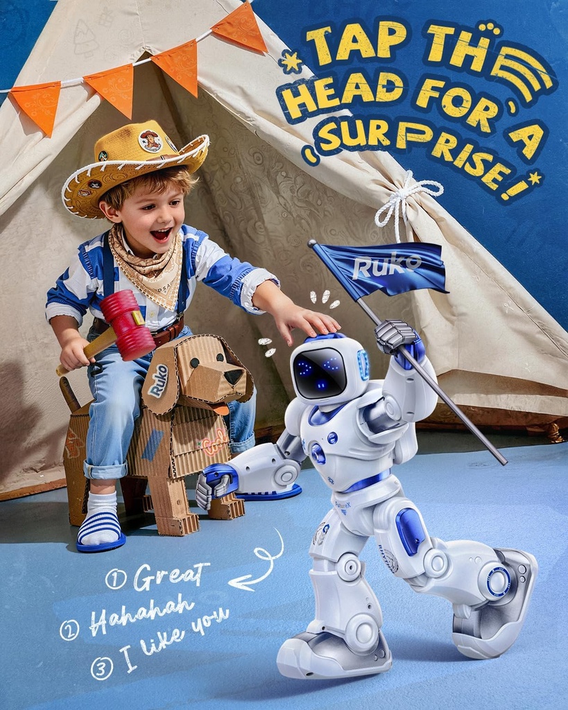 Ruko 1088 Robot azul