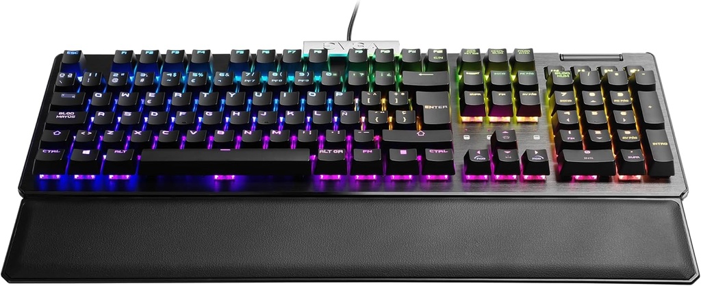 Teclado EVGA Mecanico Z15 RGB Clicky Switch 822-W1-15SP-K2 (español)
