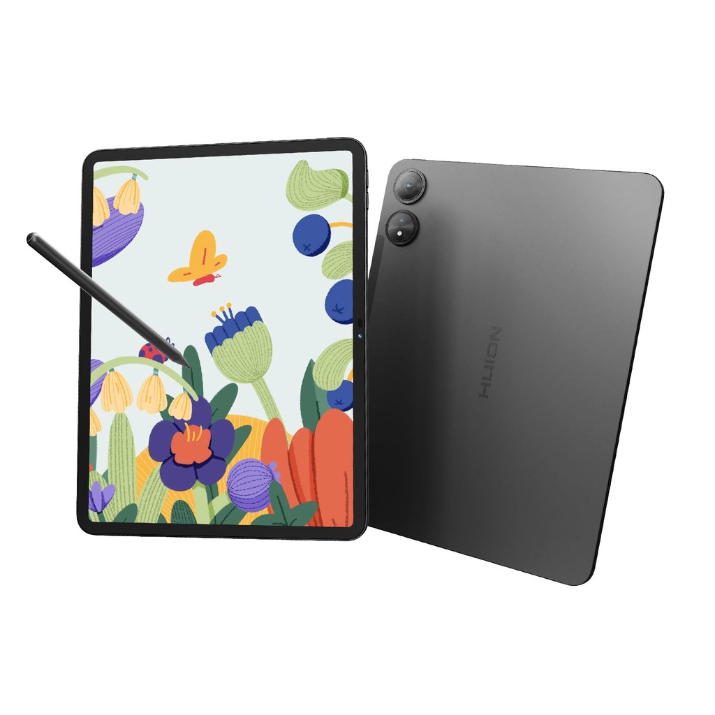 HUION Kamvas Slate 13 Tableta de Dibujo Independiente, Pantalla de 12.7 Pulgadas Sin Necesidad de Computadora, Resolución 2K QHD, Tableta de Arte Digital Completamente Laminada con Lápiz H, 8G+256G