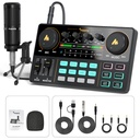 MAONO Podcast Equipment Bundle-MaonoCaster Lite -Audio Interface-All in One-Podcast Production Studio with 3.5mm