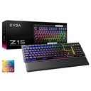 Teclado EVGA Mecanico Z15 RGB Clicky Switch 822-W1-15SP-K2 (español)