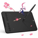 XPPen - Tableta de dibujo Deco Mini7 V2 actualizada, 16384 niveles de presión sin batería, almohadilla de dibujo OSU de 7 x 4, 8 teclas de acceso rápido para arte digital, enseñanza, tableta gráfica