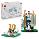 LEGO Editions Lionel Messi - Juego de coleccionista, juguete de construcción para niños, coleccionable de fútbol, decoración deportiva para niños y niñas, a partir de 12 años, idea de regalo para