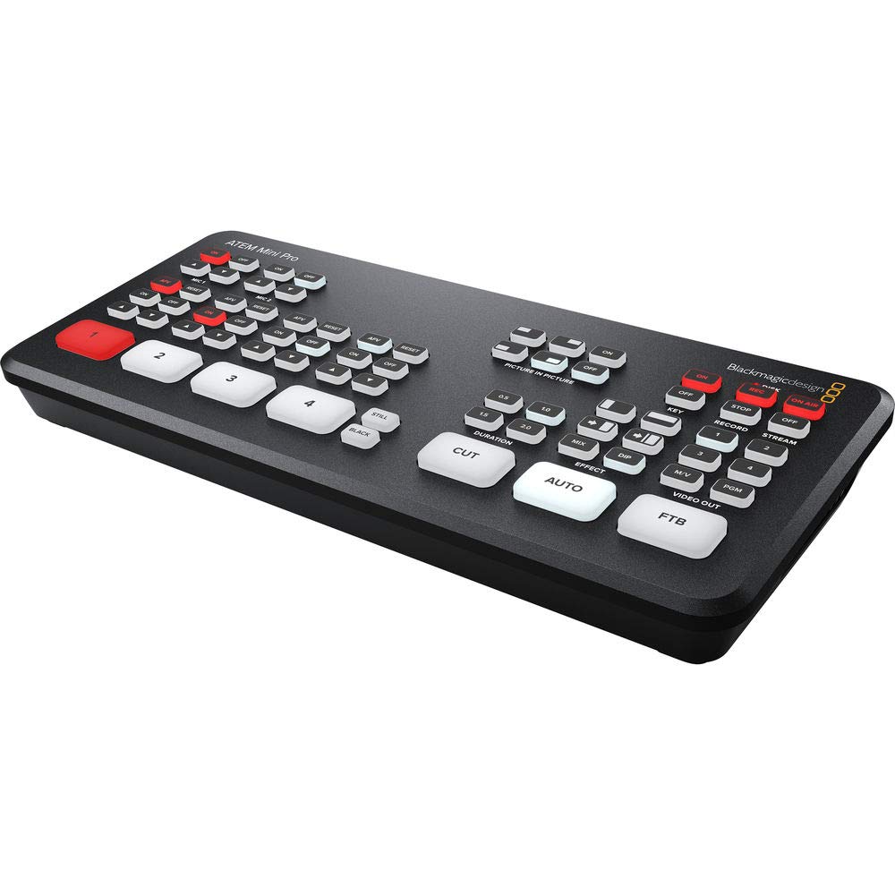 Blackmagic Design ATEM Mini Pro HDMI - Conmutador para transmisión en directo (SWATEMMINIBPR) 