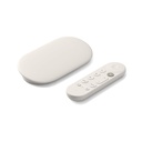 Google TV Streamer 4K - Entretenimiento de transmisión rápida en tu televisor con control remoto de búsqueda por voz - Mira películas, programas, TV en vivo y Netflix en 4K HDR, control inteligente