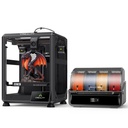 Creality K2 SE Combo 3D Impresora, compatible con impresión multicolor con CFS, 19.685 in/s de alta velocidad, nivelación automática inteligente, marco de construcción de metal sólido, totalmente montado, extrusora de próxima generación, volumen de construcción de 220 × 215 × 9.646 in