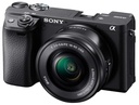 Sony Alpha a6400 - Cámara digital sin espejo compacta con lente intercambiable APS-C, enfoque automático en tiempo real del ojo, video 4K, pantalla abatible y lente de 16-50mm - Compatible con montura
