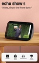 Amazon Echo Show, Pantalla inteligente con 2x bajo y sonido claro, Carbón
