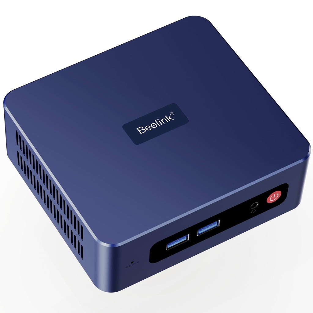 Beelink SER3 Mini PC AMD Ryzen 3 3200U (hasta 3.5 GHz), 16 GB DDR4 2400MT/s 500 GB PCIE3.0 SSD Mini computadora, Radeon Vega 3 Graphics 3 3core 1200 MHz, LAN de 1000 Mbps, pantalla HDMI dual 4K PC de
