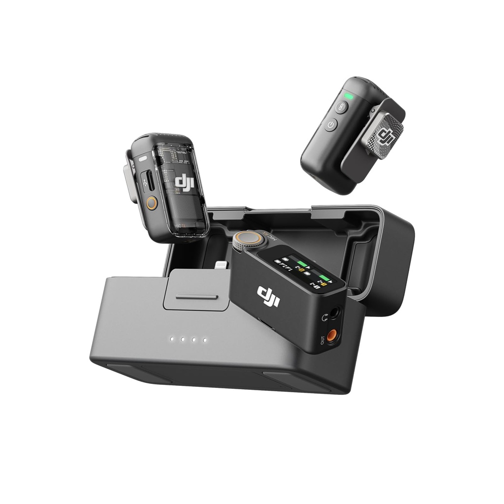 DJI Mic 2 (2 TX + 1 RX + estuche de carga)